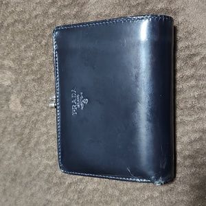 Black Patent Prada Wallet
